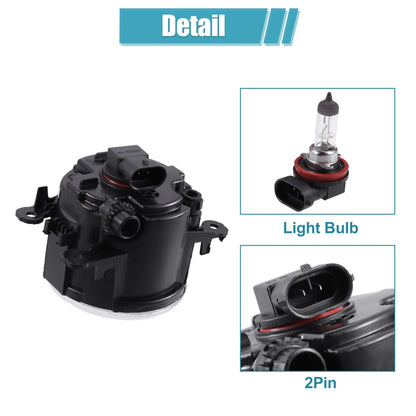 Fog Light Lamp Assembly Set for Ford Lincoln (1999-2002)