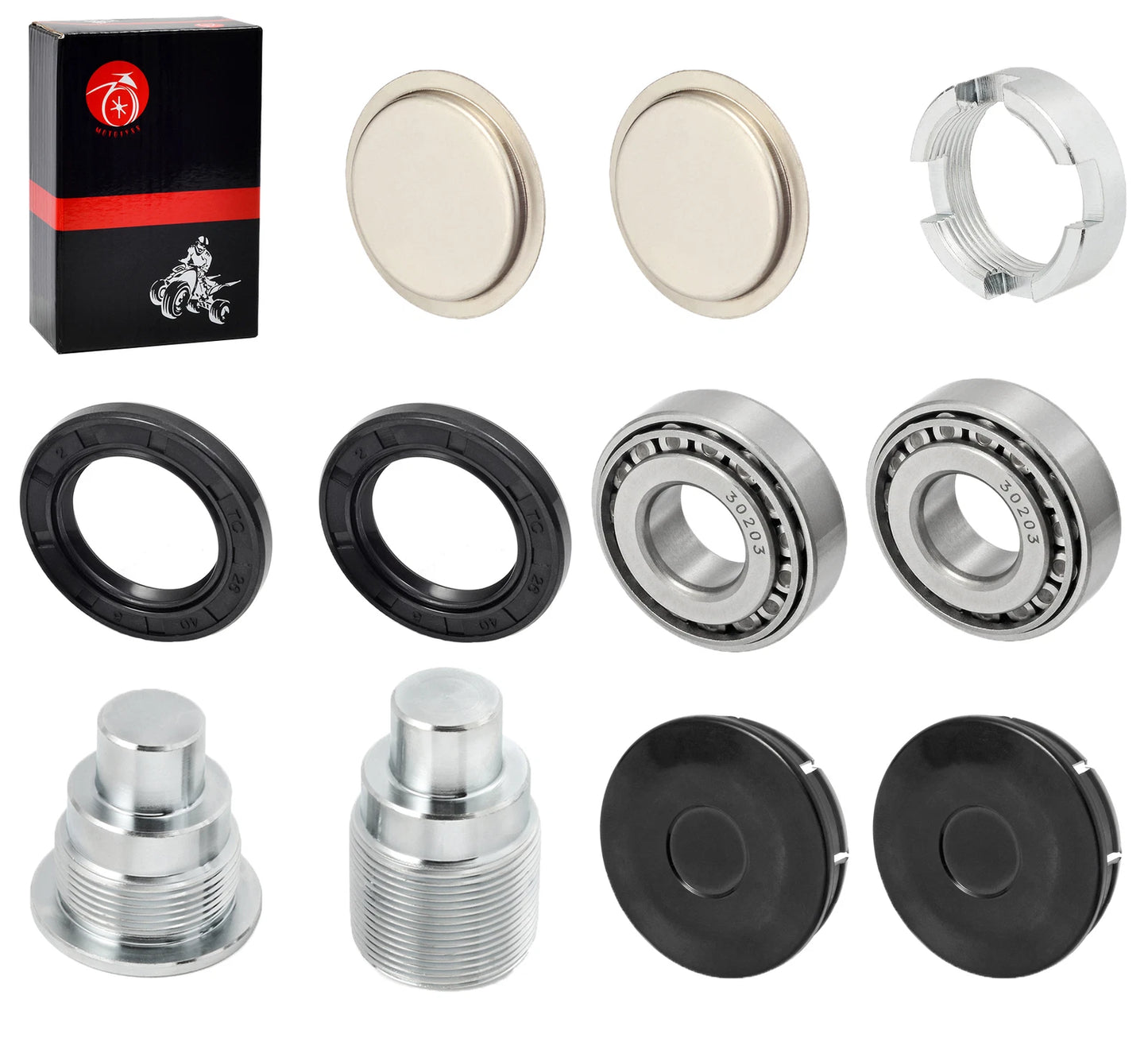 Swingarm Bearing Bolt Seal Cap Kit for Honda TRX400/450/500 (2000-2009)