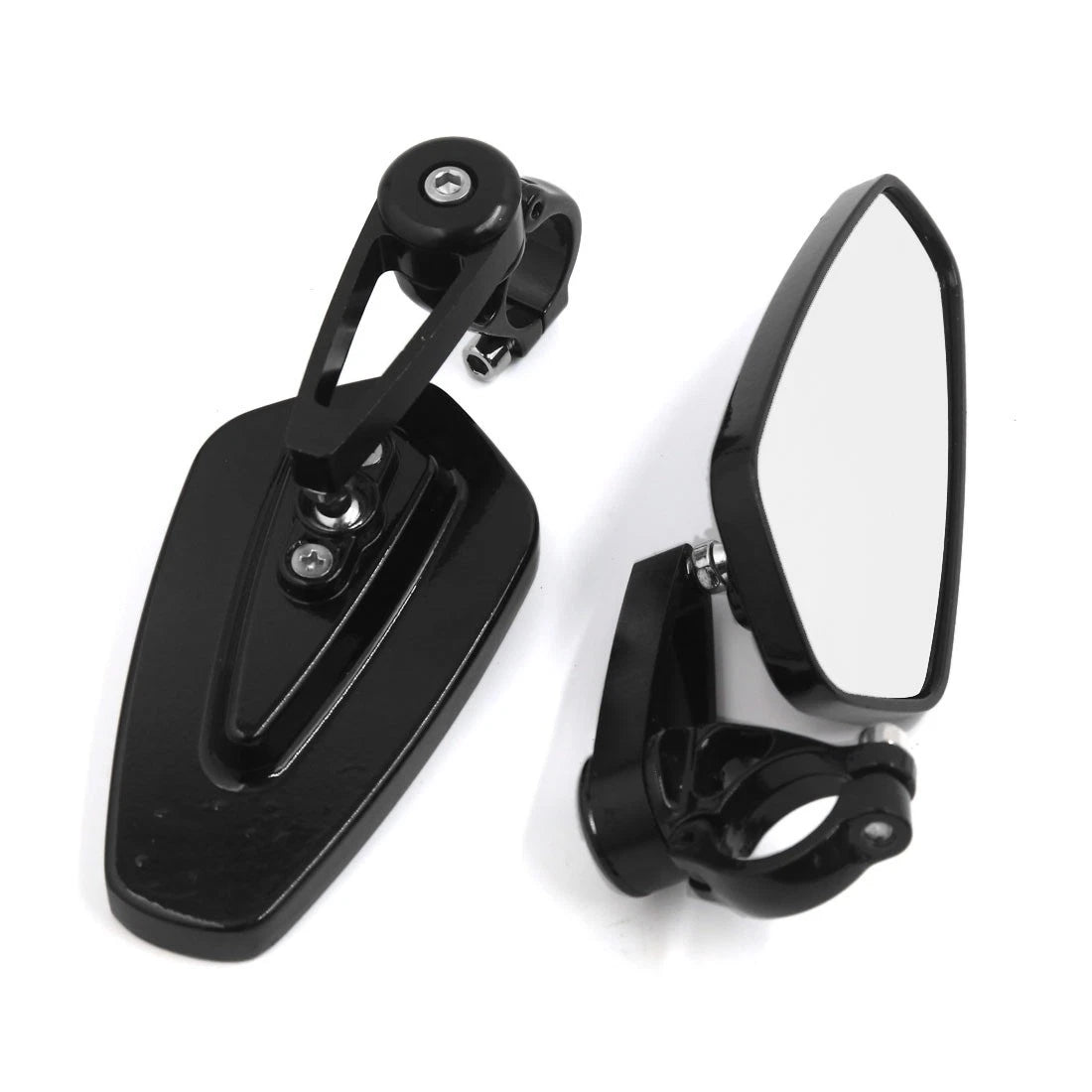 2 x Bar End Side Mirrors 22mm for Universal Motorcycle Scooter ATV