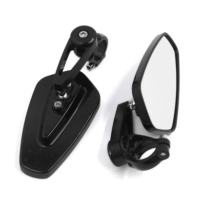 2 x Bar End Side Mirrors 22mm for Universal Motorcycle Scooter ATV
