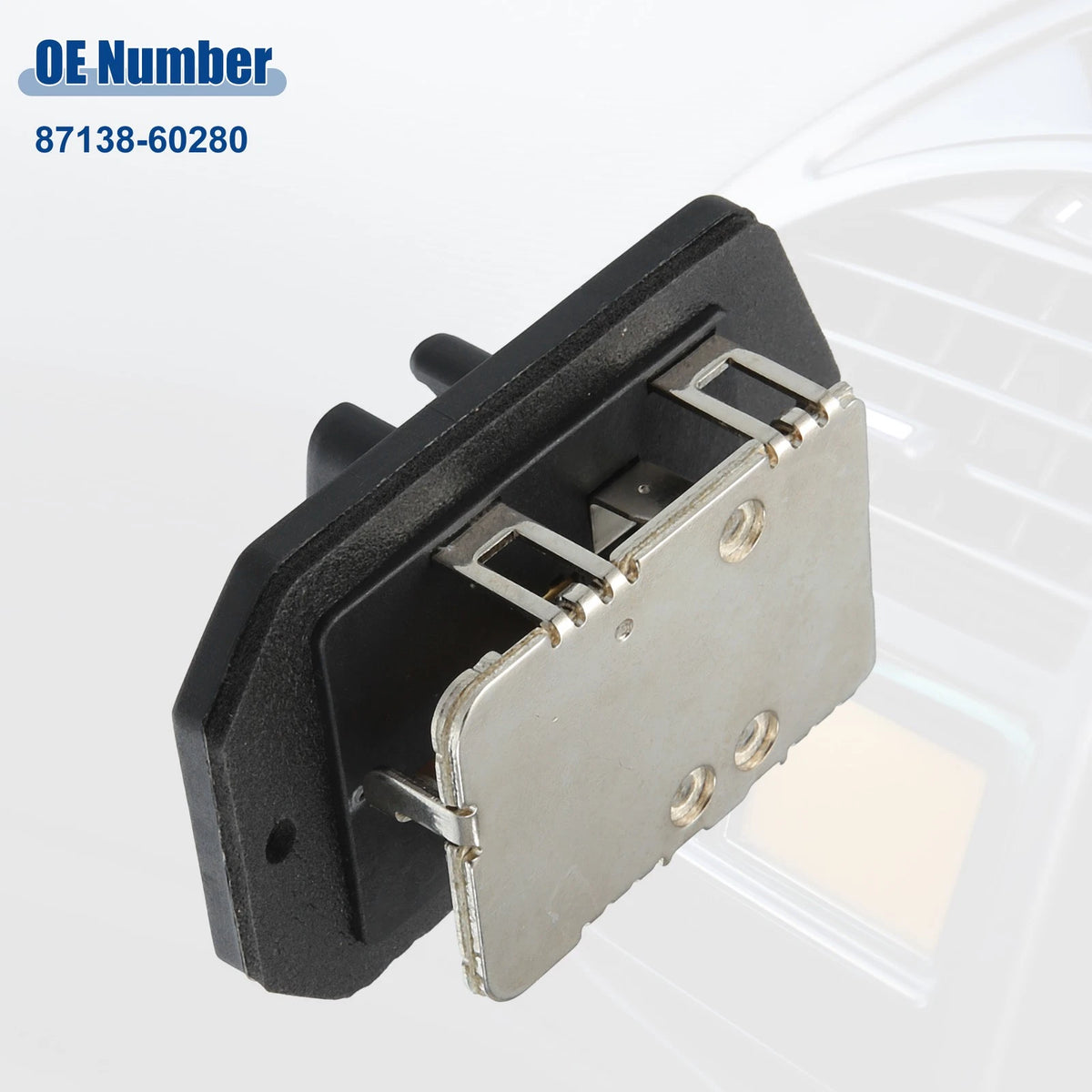 HVAC Blower Motor Resistor for Toyota FJ (2007-2014) - Black Silver Tone