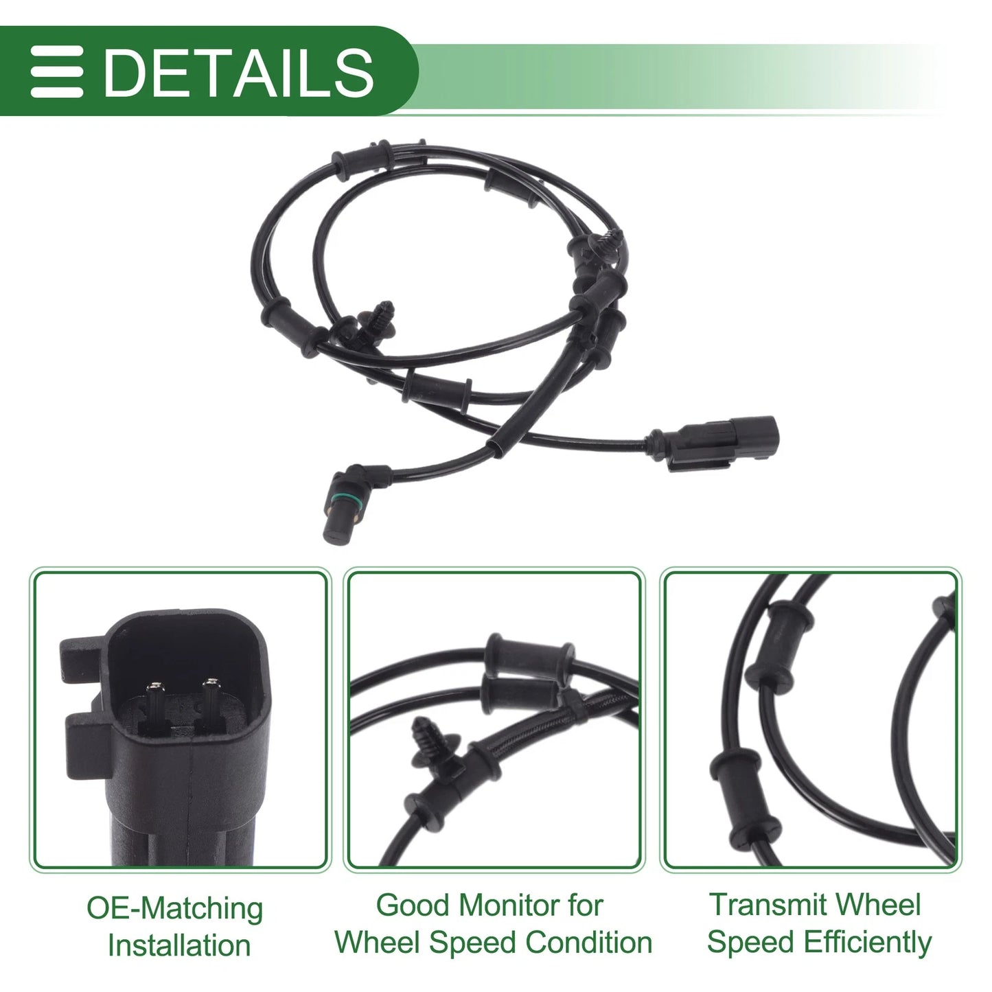 ABS Wheel Speed Sensor for Dodge Ram 3500 (2013)