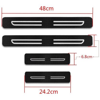 4 x Toyota Access Car Door Sill Protector Scuff Entry Guard Cover