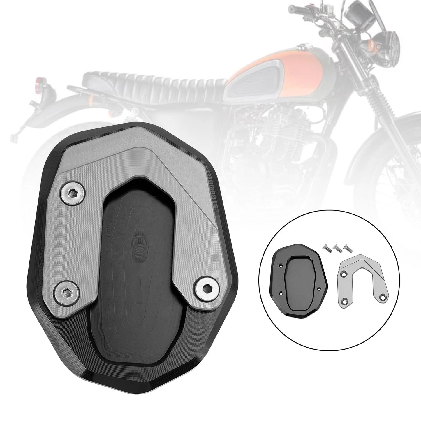 Side Stand Plate for Ducati Scrambler 400/800/1100 (2015-2020)