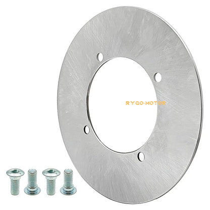Rear Brake Disc Rotor W/Stud for Yamaha Grizzly Kodiak 400 450 YFM400 YFM450