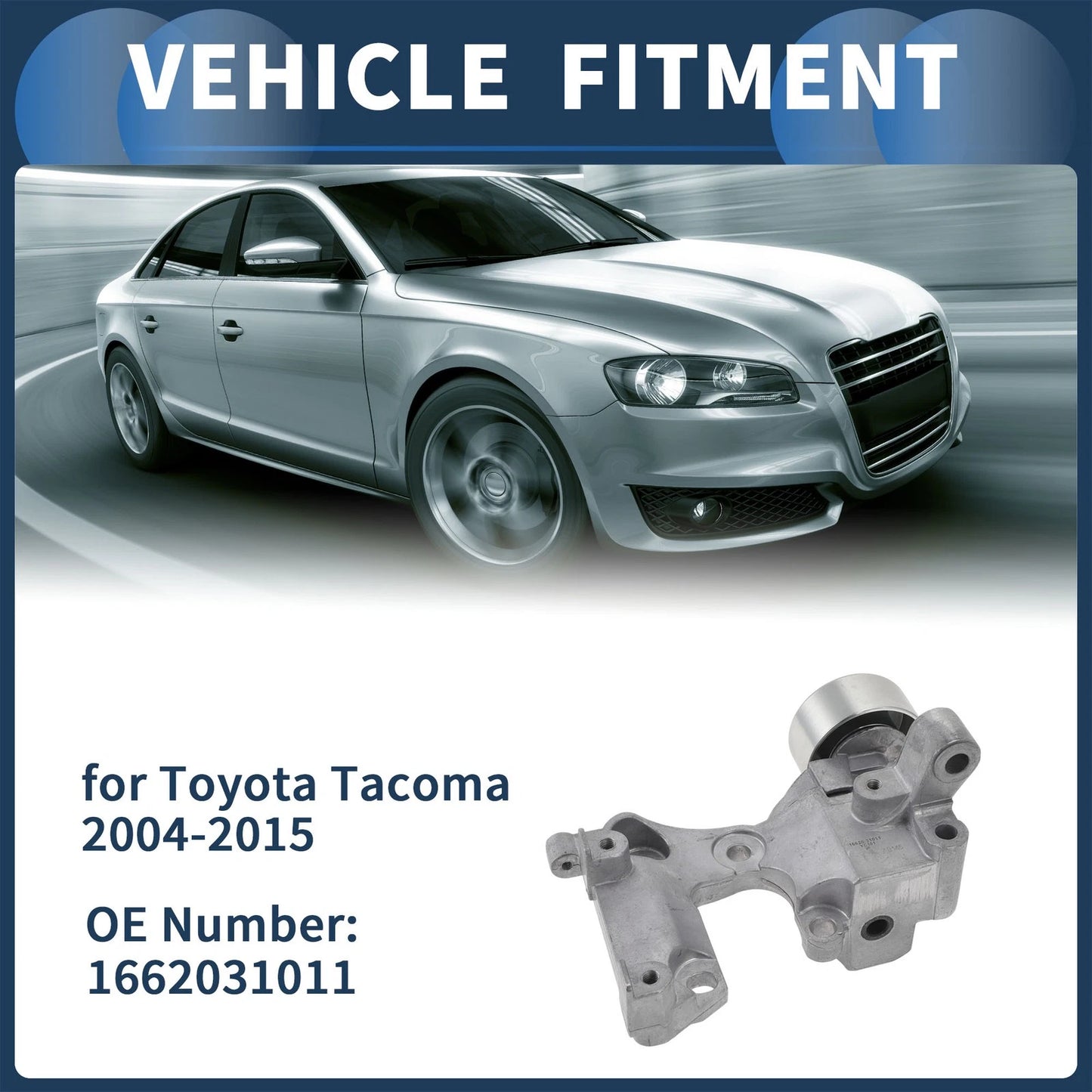 Belt Tensioner / 1 Pc / Metal for Toyota Tacoma (2004–2015)