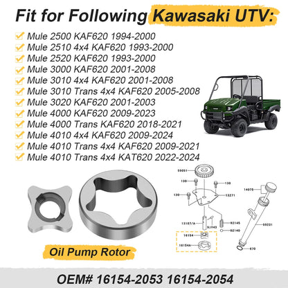 Oil Pump Rotor for Kawasaki UTV Engine FD620D/FD661D/FD590V/FD611V