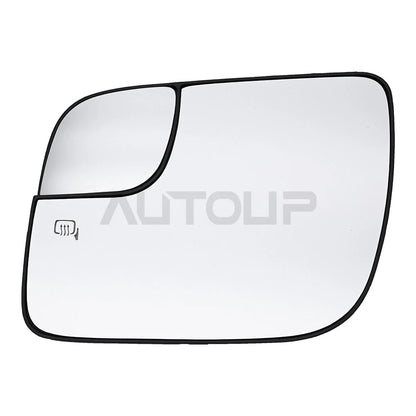 Left Driver Side Heated Mirror Glass for Ford Explorer (2011–2019)