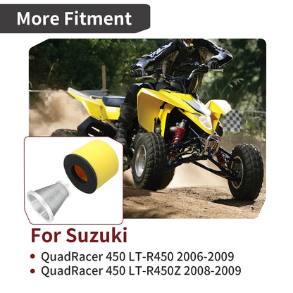 Air Filter & Holder for Suzuki QuadRacer 450 (2006-2009)