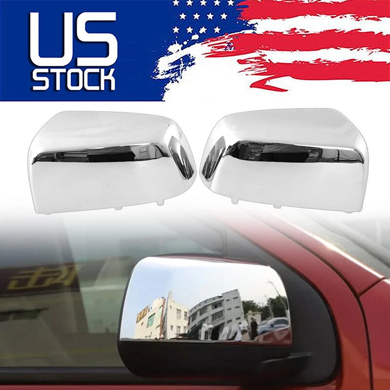 Chrome Clip-On Mirror Covers for 2015-2022 Chevy Colorado & GMC Canyon