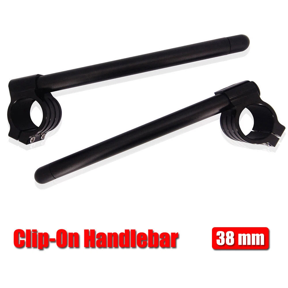 38mm Clip-On Handlebar for Kawasaki Ninja, Yamaha FZR (1990-1999)