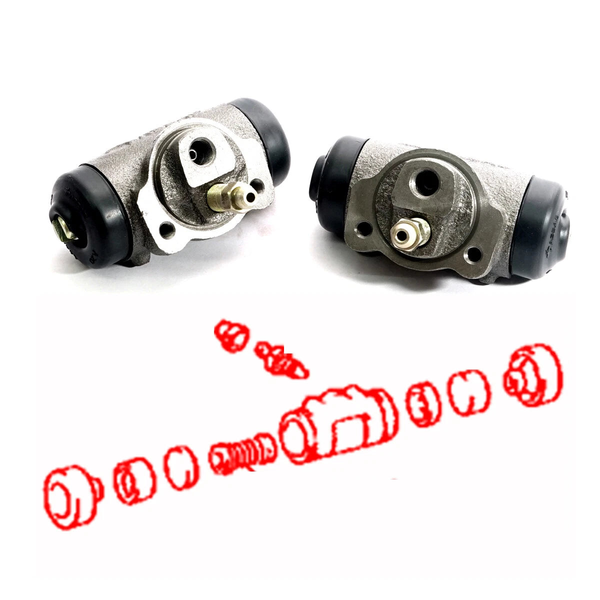 Rear Wheel Brake Cylinder Set for Toyota HiluxKUN10 TGN16 2015-2016