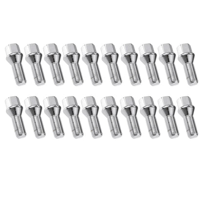 M14 x 1.50 Car Wheel Bolts (20 Pcs) for BMW 7 Series (2002-2008) Metal
