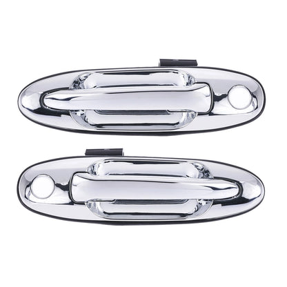 Outer Door Handle Set of 2 Chrome for Toyota Landcruiser J100 (1998-2007)