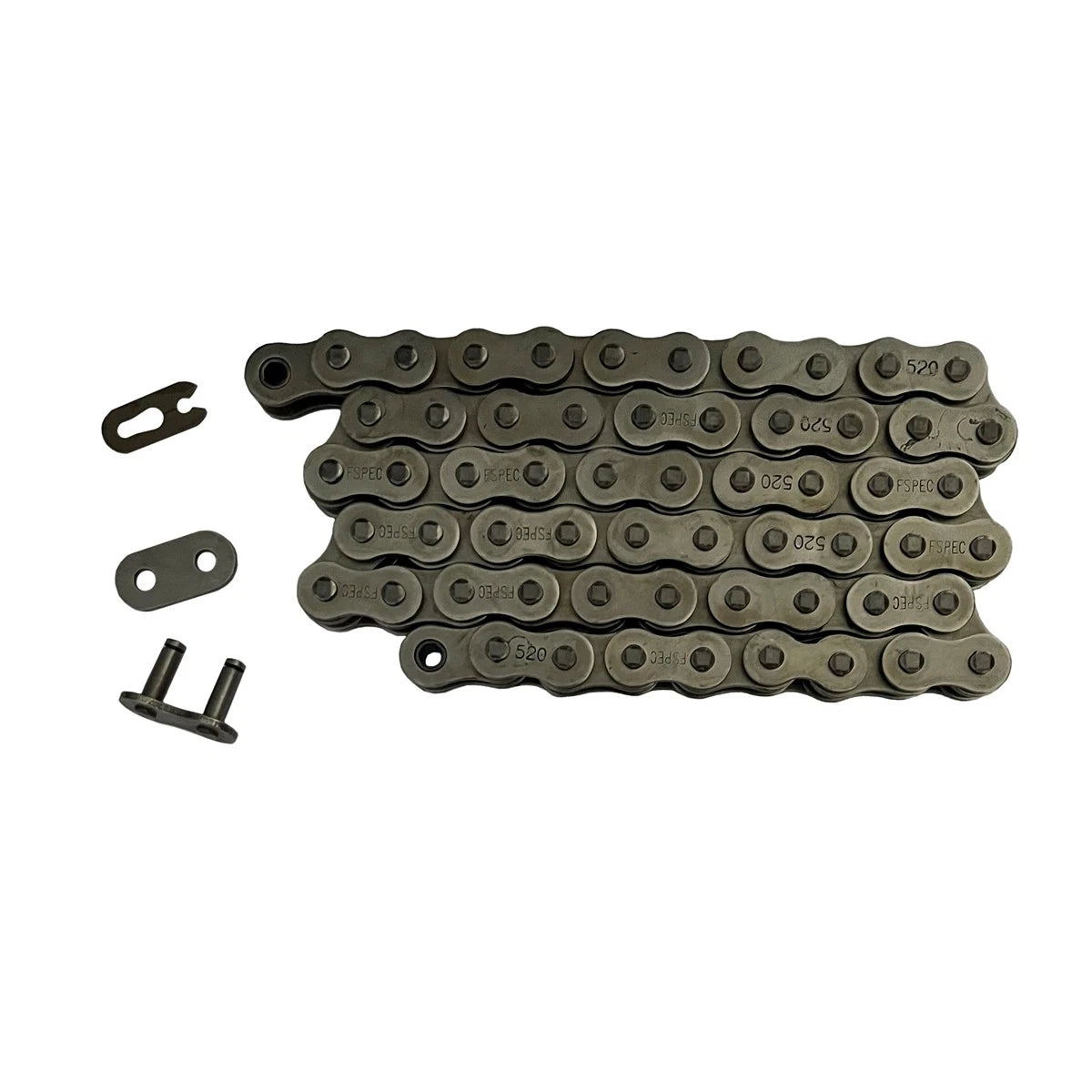 Natural 520x60 Non O-Ring Chain for Yamaha Tri-Moto 200 (1983–1985)