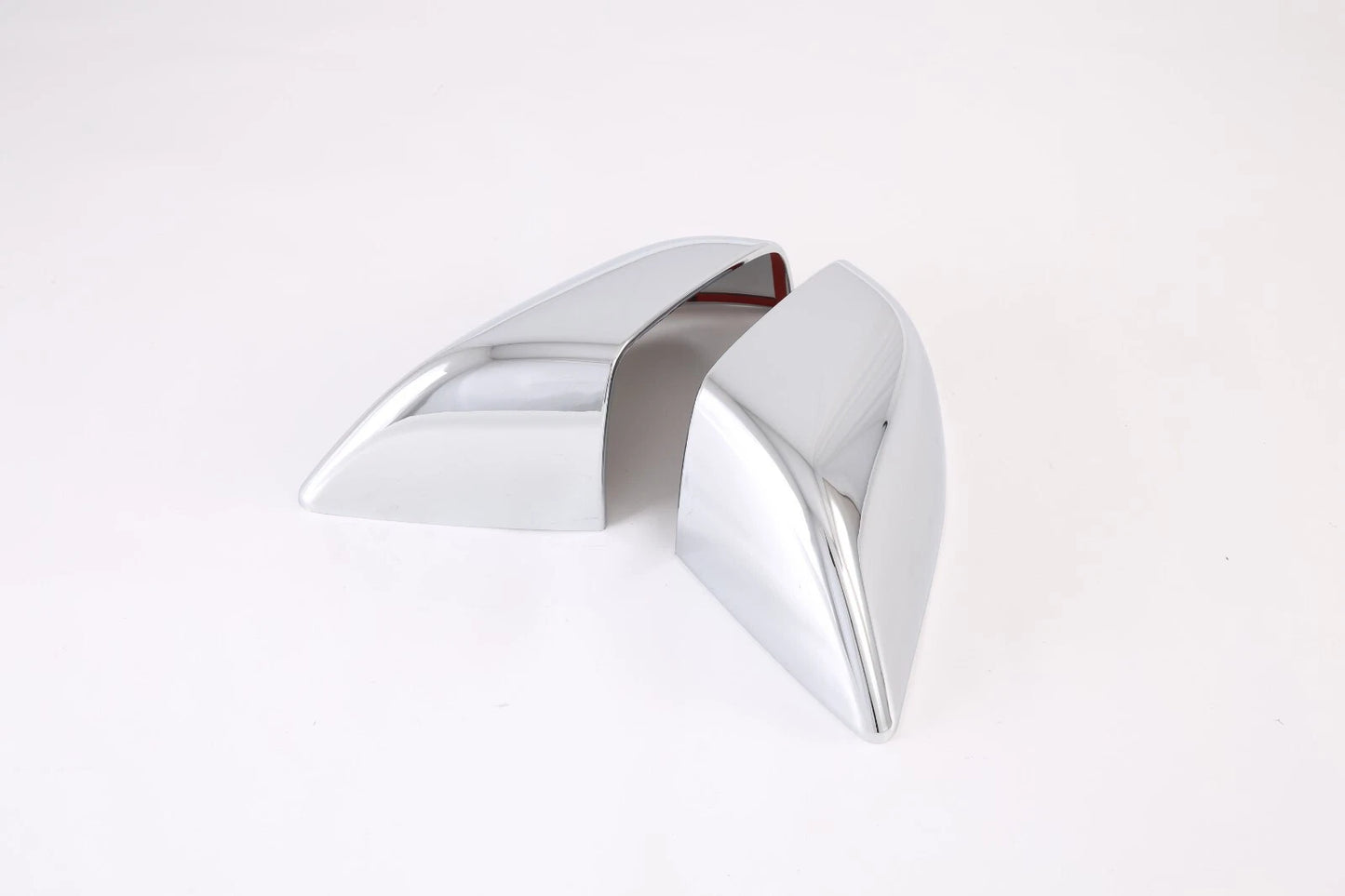 ABS Chrome Rearview Mirror Side Lid Cover Trim for Tesla Model S (2013-2022) 2 x