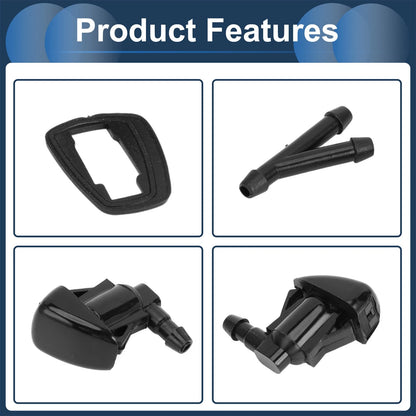 Windshield Washer Nozzle & Hose Connector for Toyota (2010-2015)