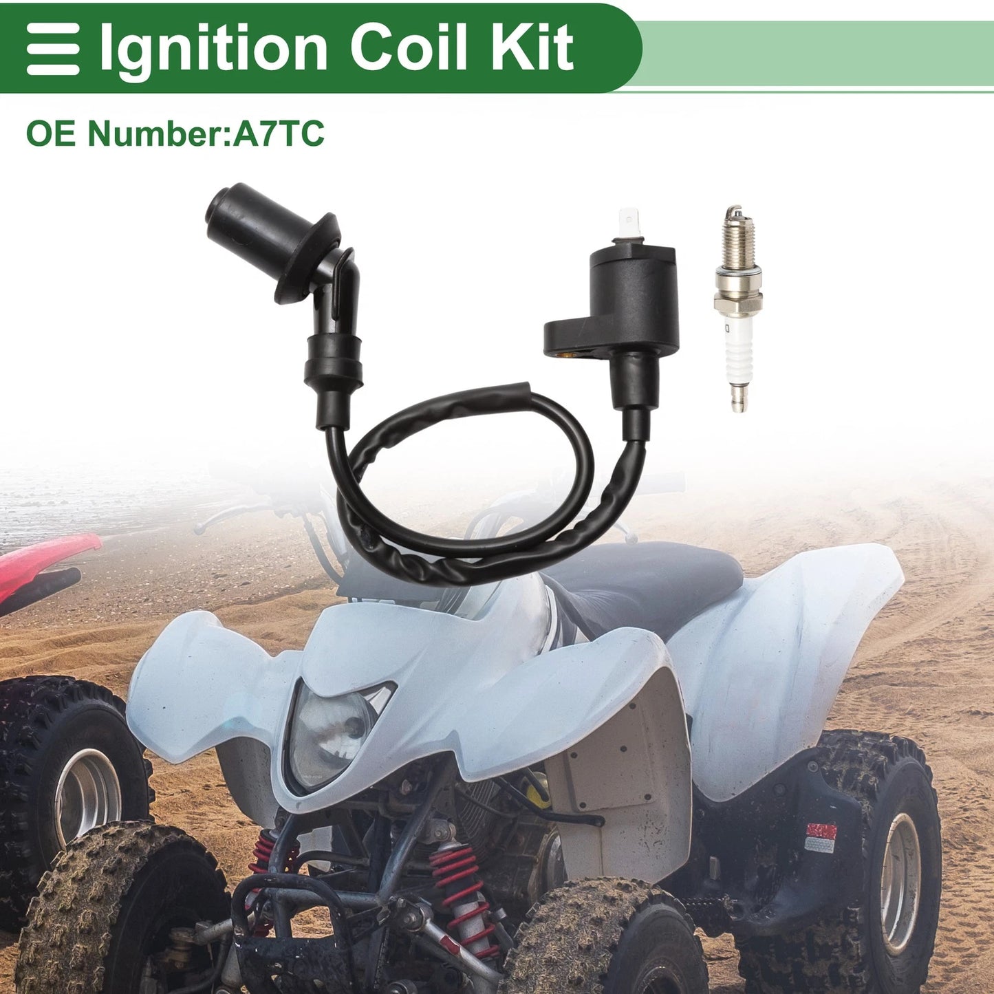 Ignition Coil Set for Honda CRF50F (2004-2013)