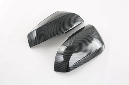 Carbon Fiber ABS Rearview Side Mirror Cover Trim for Toyota Highlander (2020-2023)