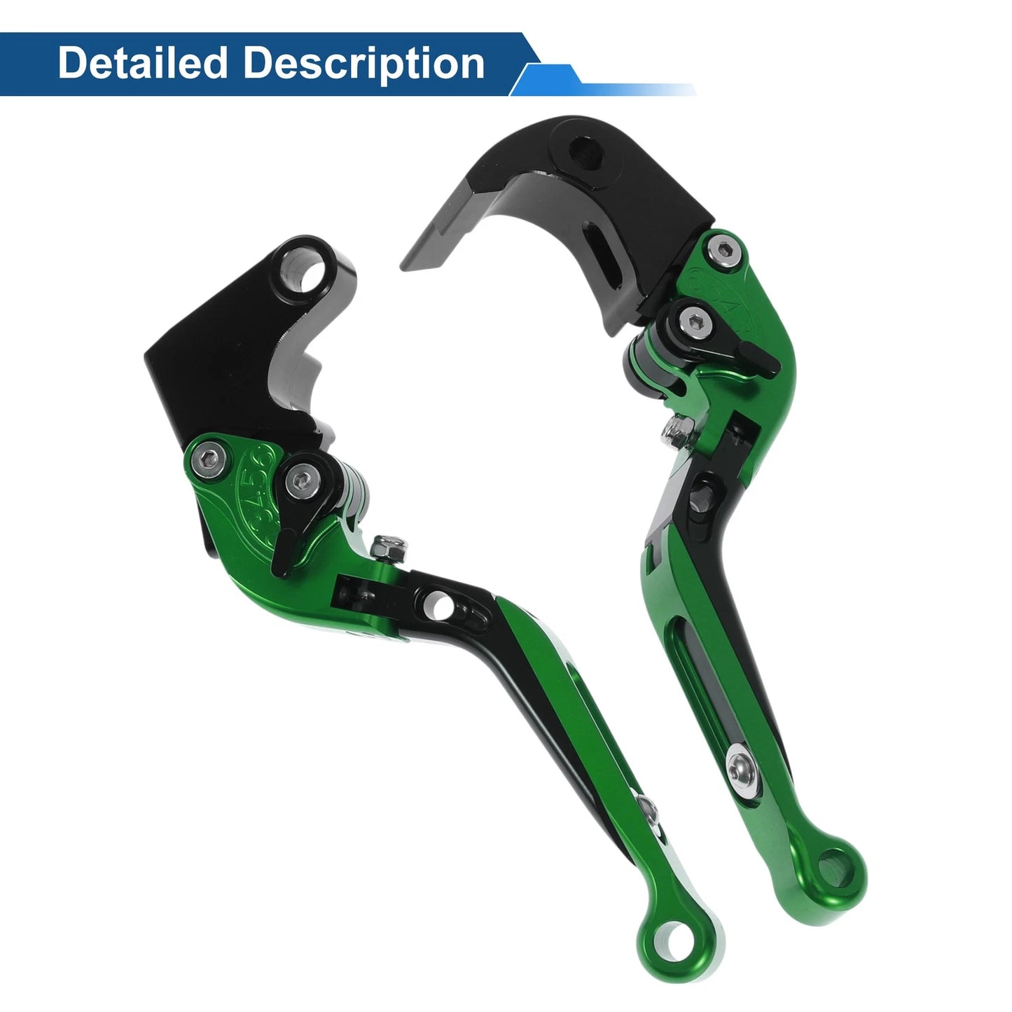 Adjustable Brake Clutch Levers  for Honda CBR600RR (2007-2016) Green Black