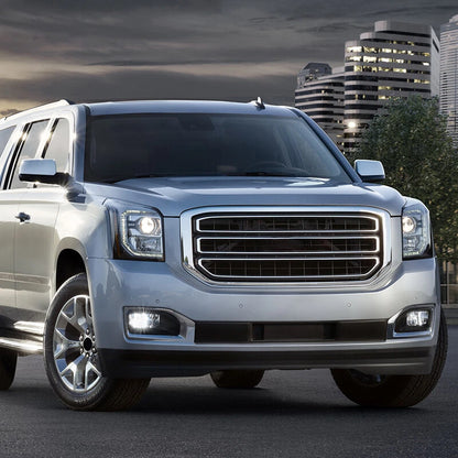 2 x Fog Light Lamp Bezel Chrome Trim Cover for GMC Yukon XL (2015-2020)