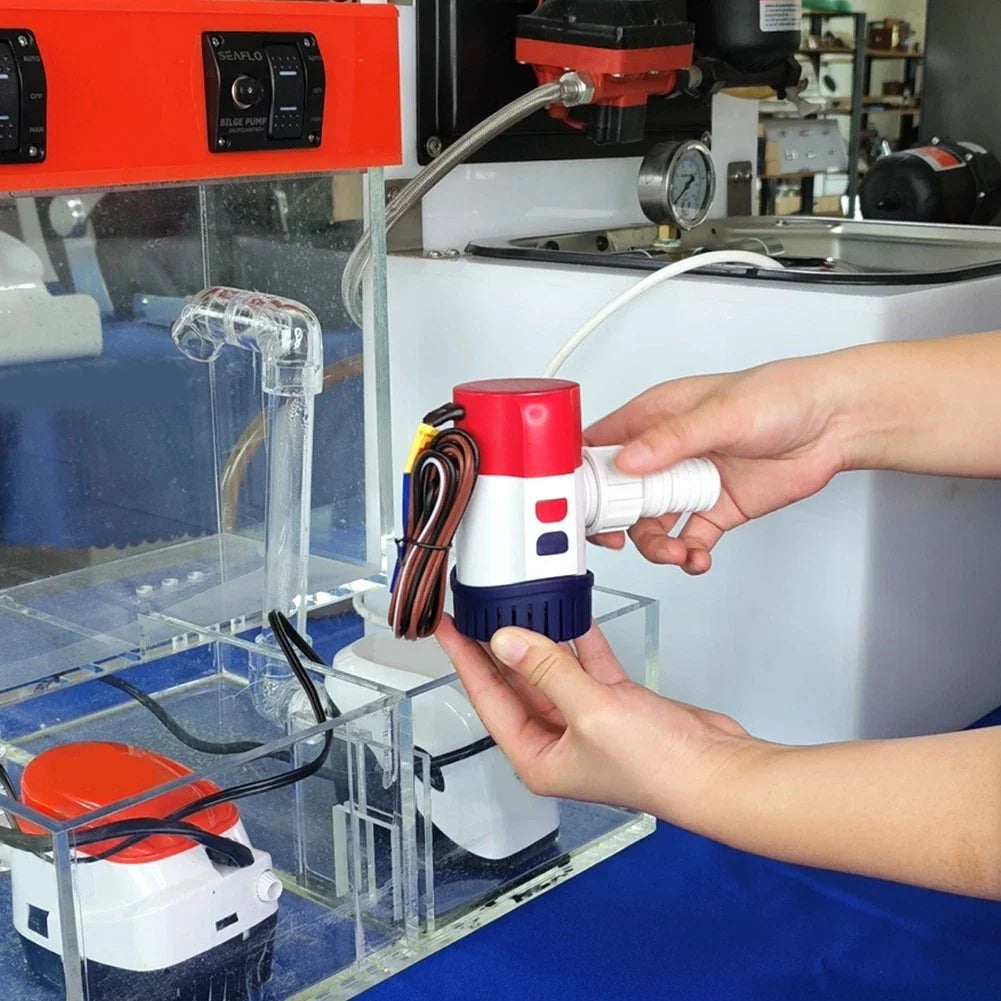 Automatic 12V Electric Bilge Pump 1100GPH for Marine Applications