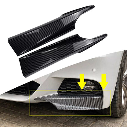 Front Bumper Splitter Lip Fins for BMW 3 Series F34 GT M Sport (2014-2019)