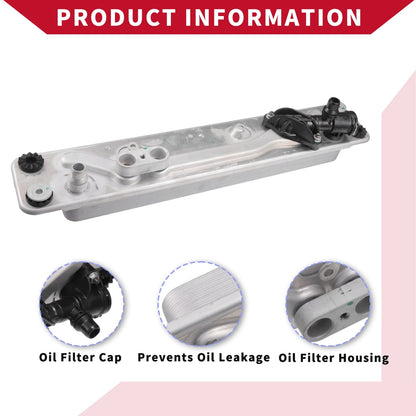Engine Oil Cooler Filter Housing with Bolt for BMW X5 X6 (2007-2013)