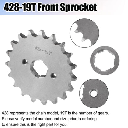 19T 20mm Front Engine Sprocket for Dirt Bike Mini Bike