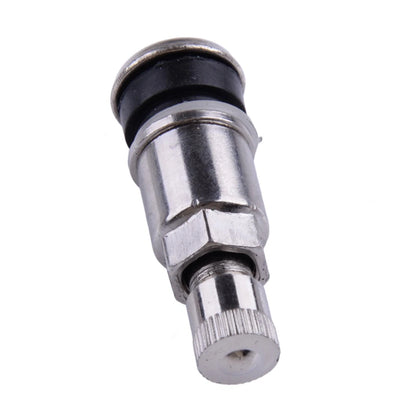 4x Tubeless Wheel Tyre Valve Stems with Dust Caps for Car & Truck