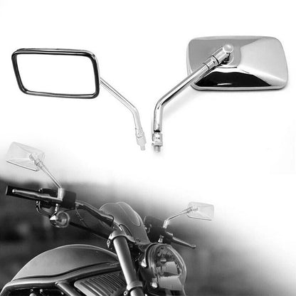 10mm Chrome Rear View Side Mirrors for Honda CT110 XR250L (1980-2023)