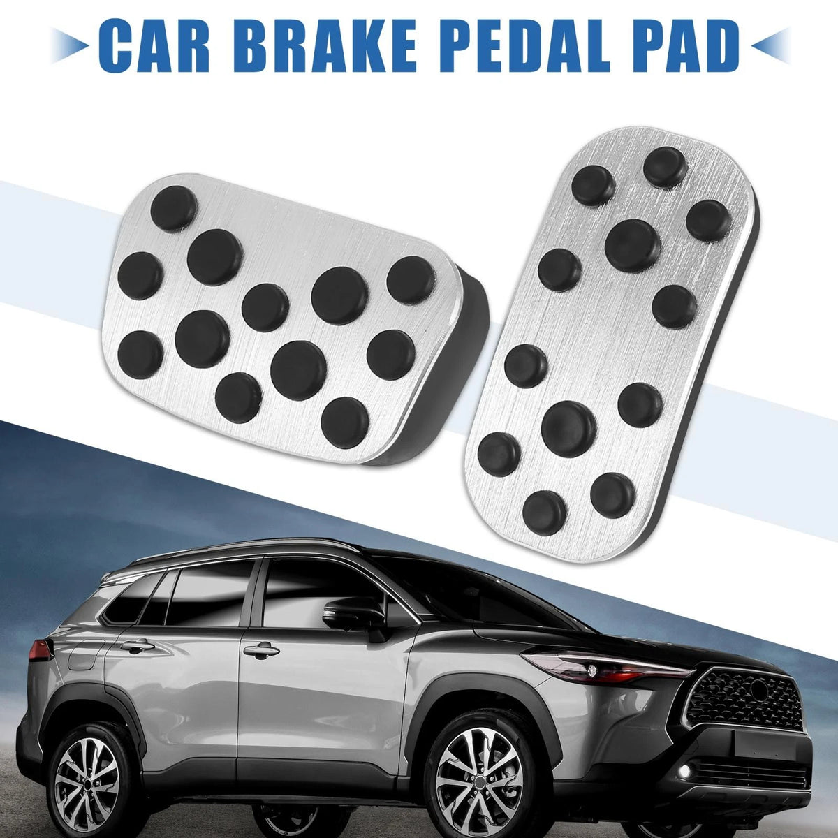 Gas Brake Pedal Pad Kit for Toyota Corolla Hatchback (2019-2023)