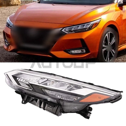 Left Driver Side LED Headlight Assembly for Nissan Sentra SR (2020–2022)