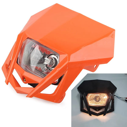12V H4 Dirt Bike Headlight Fairing for Kawasaki KLX, Yamaha, Honda (2000-2023)