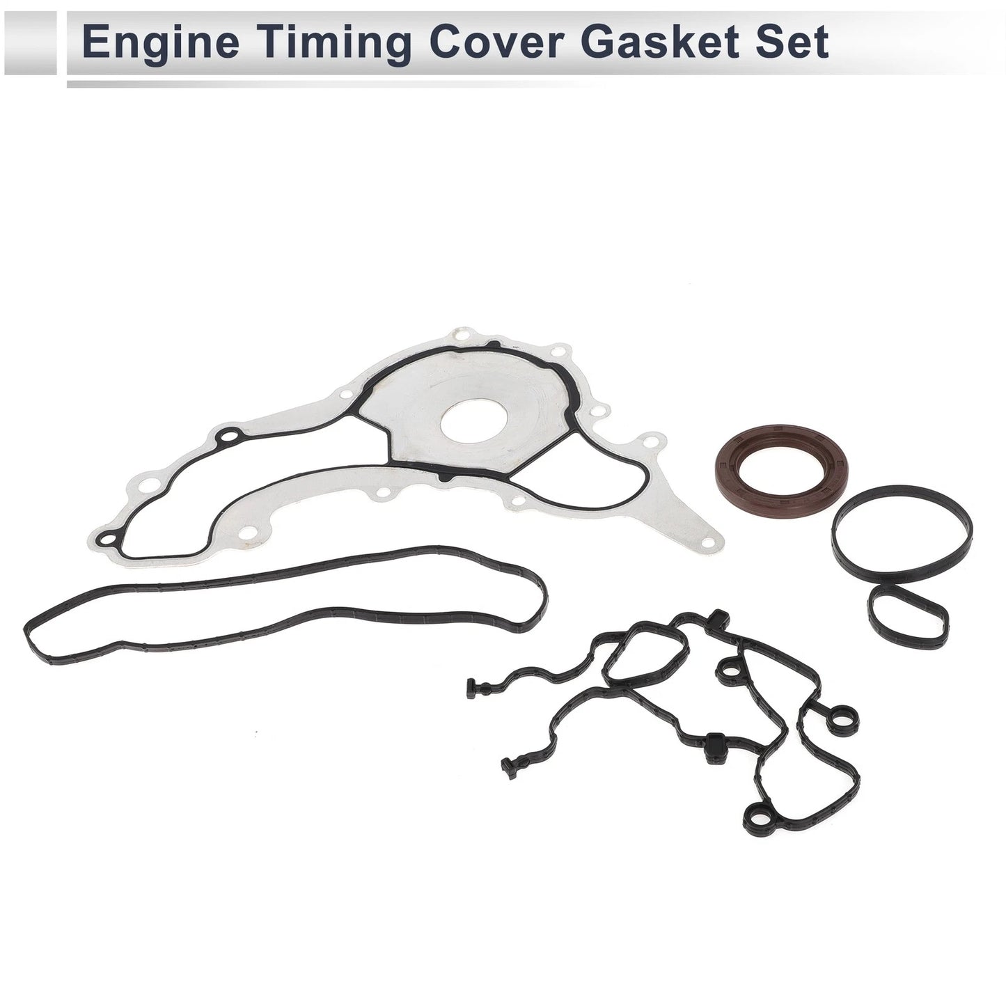 Engine Timing Cover Gasket Set for Dodge Challenger 2011-2016 3.6L 3.2L