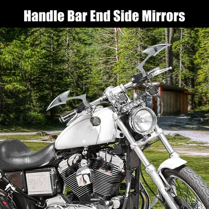 Pair / 8mm 10mm / Rear View Side Mirrors for Harley Davidson (1982–2020)