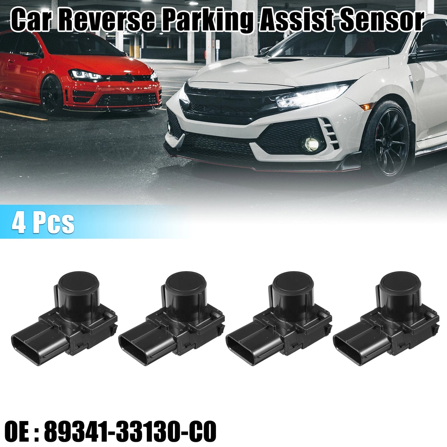 4 Pcs Reverse Parking Assist Sensors for Toyota FJ Cruiser (2011-2014)