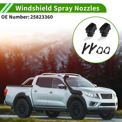 2Pcs Y Hose Connector Windshield Washer Nozzle for Chevrolet (2013-2017)