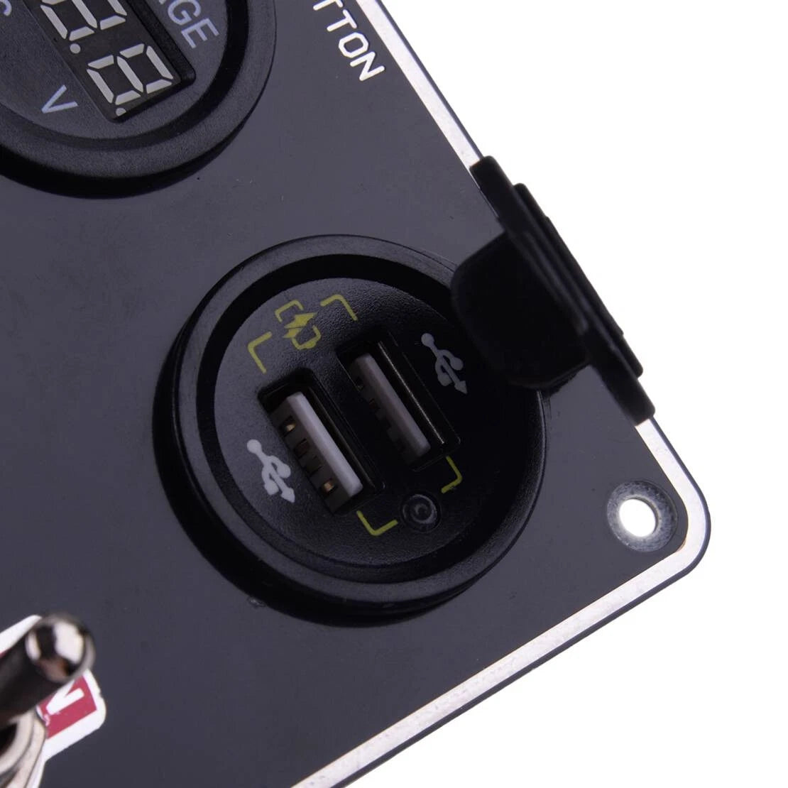 Blue LED Toggle Rocker Switch Panel for Car Boat RV Truck 79-23