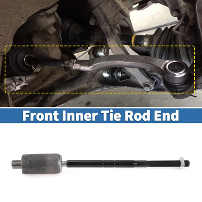 2 x Front Inner Tie Rod End Links for Ford Explorer, Mercury (2002-2006)