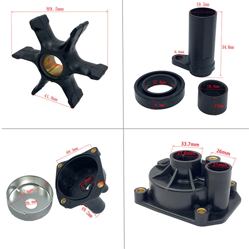 Water Pump Impeller Kit for Johnson Evinrude Outboard 60-75hp