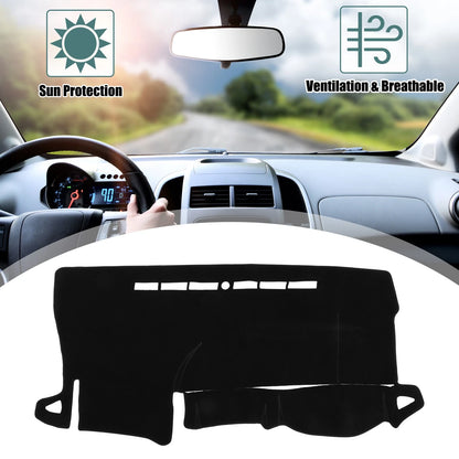 Dashboard Cover Black Polyester Mat for TOYOTA VOXY (2014–2023)