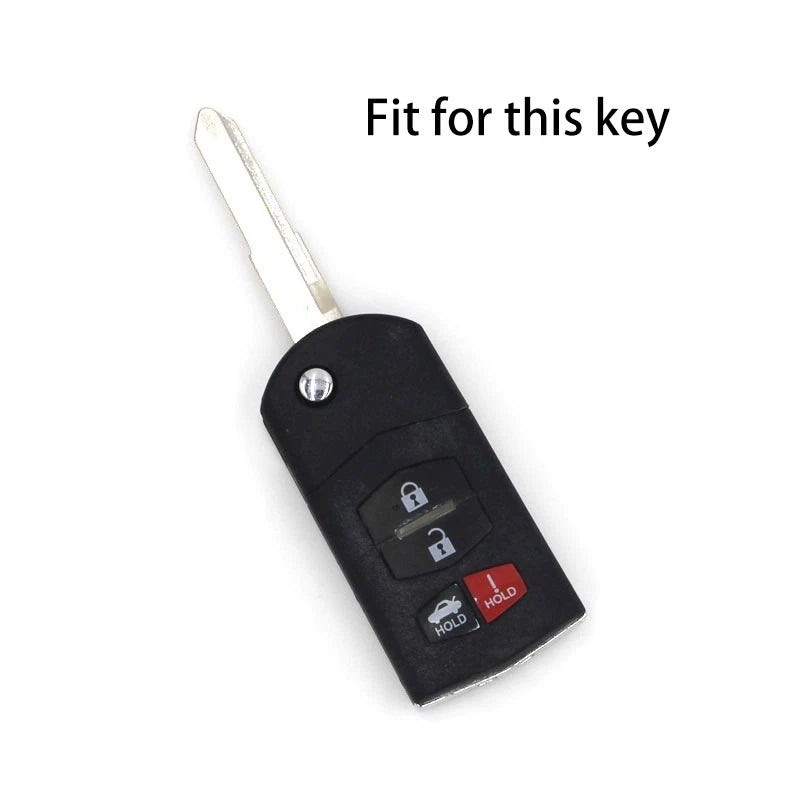 Key Cover Case for Mazda 3, 6, RX-8, MX-5 Miata, MPV (2004-2023)
