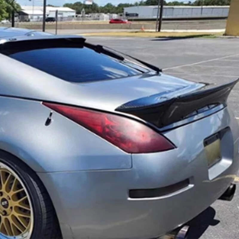 REAL Carbon Fiber Refit Rear Trunk Spoiler Wing Fit Nissan 350Z Z33 Coupe 03-08