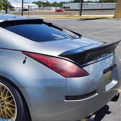 REAL Carbon Fiber Refit Rear Trunk Spoiler Wing Fit Nissan 350Z Z33 Coupe 03-08
