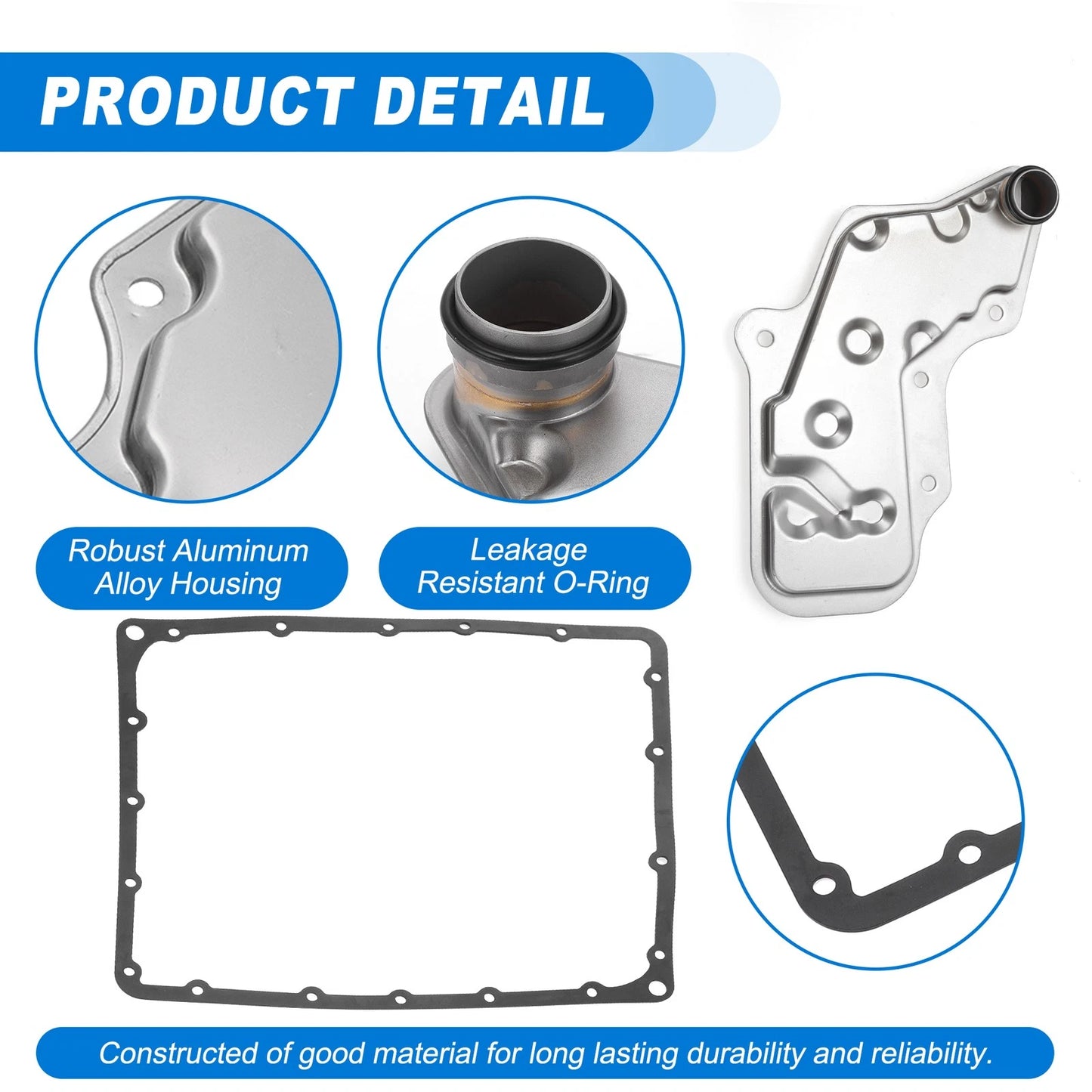 Auto Transmission Filter Oil Pan Gasket for Nissan (2000-2006)