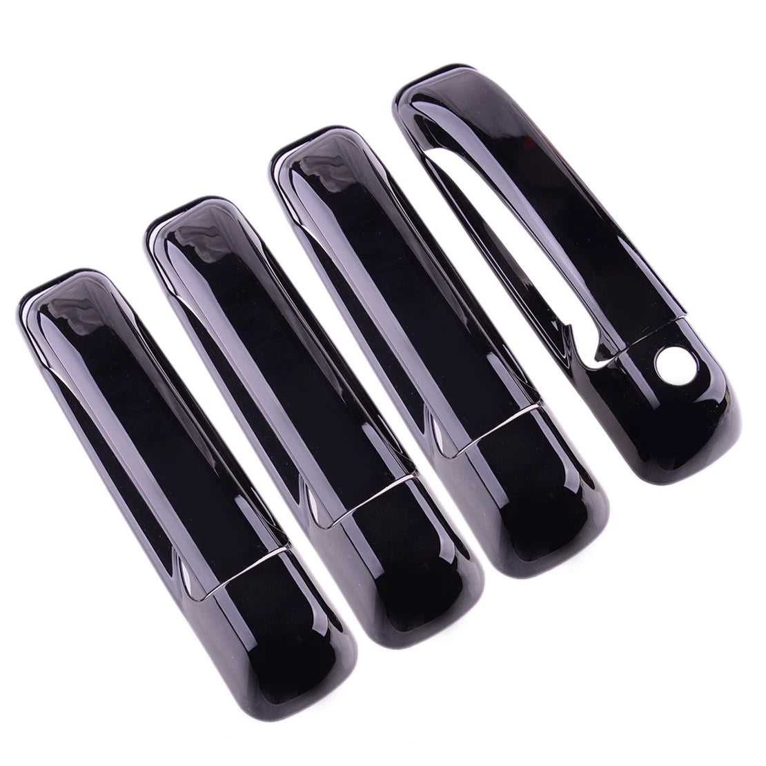 Gloss Black Door Handle Covers for Dodge Ram 1500 (2011-2018)