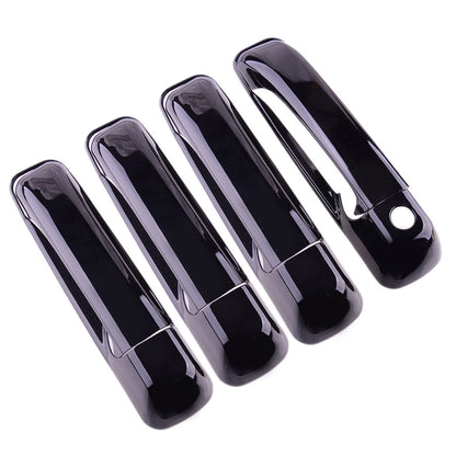 Gloss Black Door Handle Covers for Dodge Ram 1500 (2011-2018)