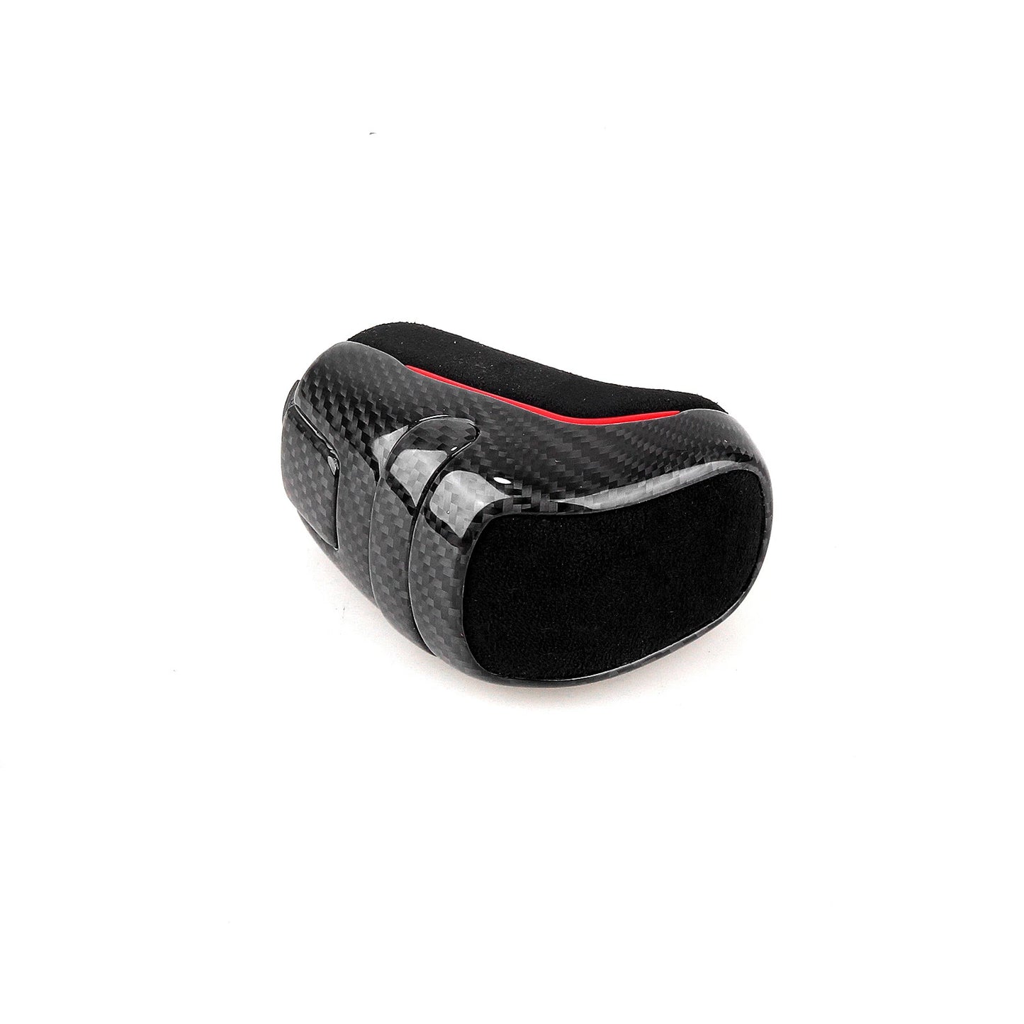 Gear Shift Knob for Toyota Tacoma (2015-2023) Carbon Fiber Black Red