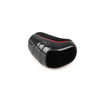 Gear Shift Knob for Toyota Tacoma (2015-2023) Carbon Fiber Black Red